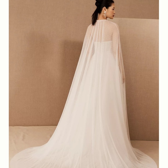 BHLDN Jenny Yoo Tory cape (brand new) - Picture 3 of 6